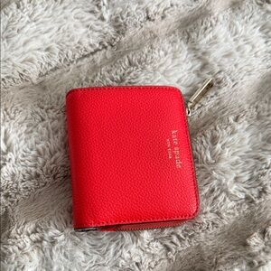 Kate Spade Vibrant Red Compact Wallet